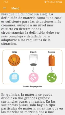 Aprender química - guía básica android App screenshot 1