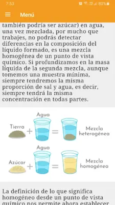 Aprender química - guía básica android App screenshot 5